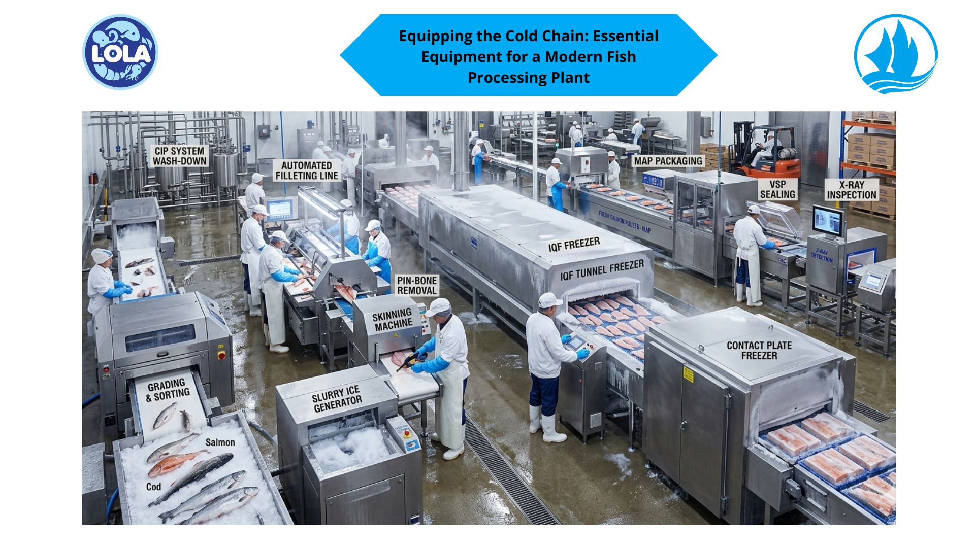 Equipping the Cold Chain: Essential Equipment for a Modern Fish Processing Plant